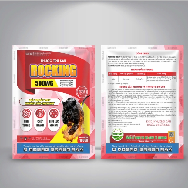 Thuốc trừ sâu ROCKING 500WG - 100gr